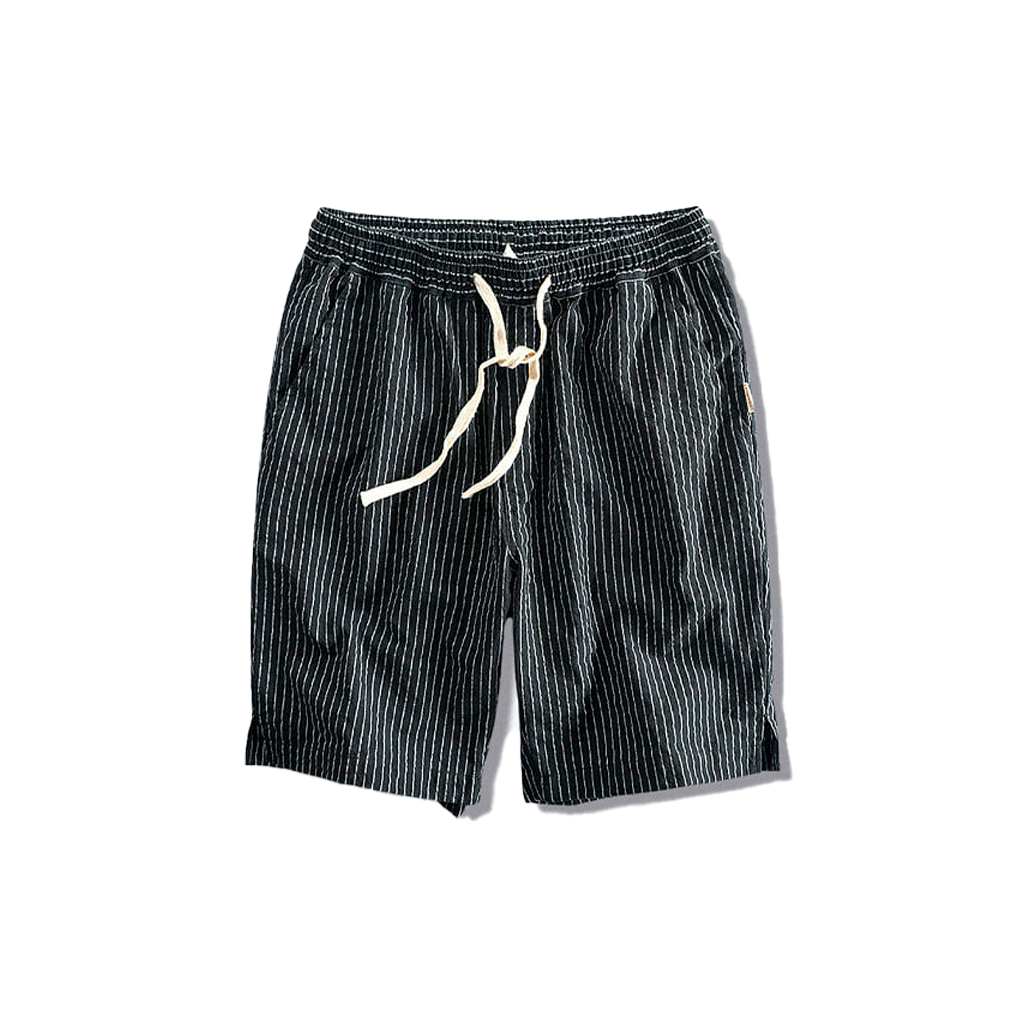 Bermuda-Masculina-Listrada-Calviori-Amalfi-Preto