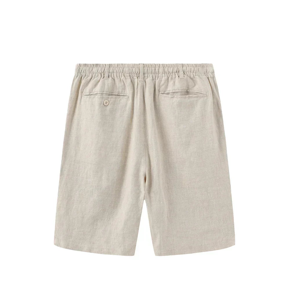 Bermuda-de-Linho-Masculina-Calviori-Bege-Parte-De-Tras