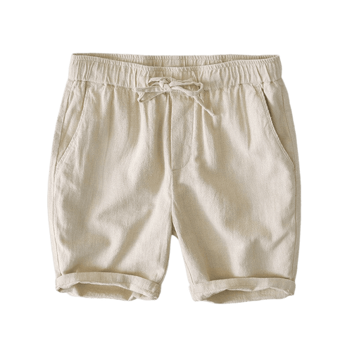 Bermuda-de-Linho-Masculina-Calviori-Mikonos-Bege
