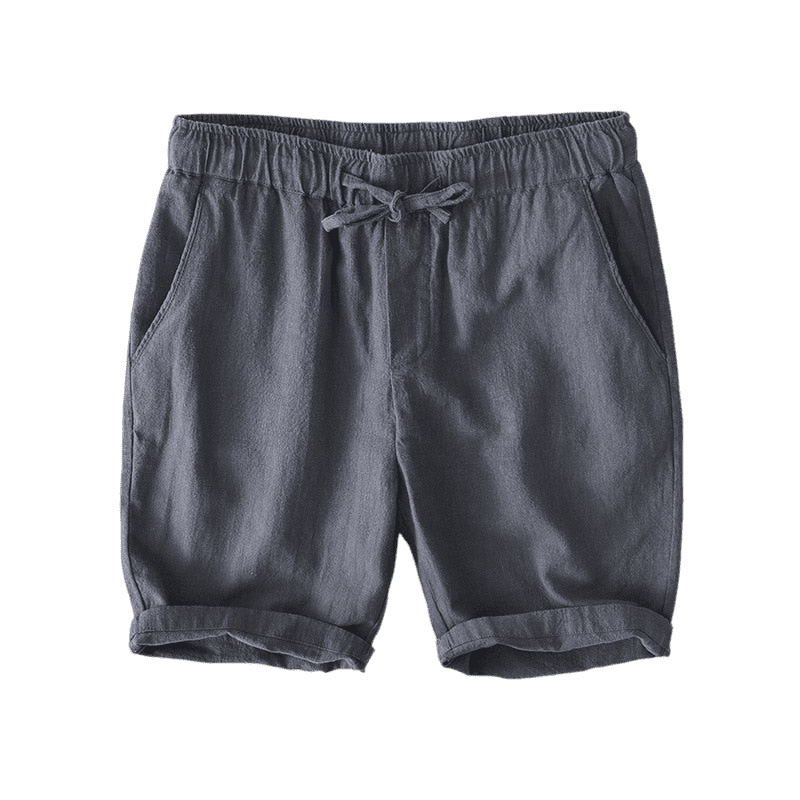 Bermuda-de-Linho-Masculina-Calviori-Mikonos-Cinza