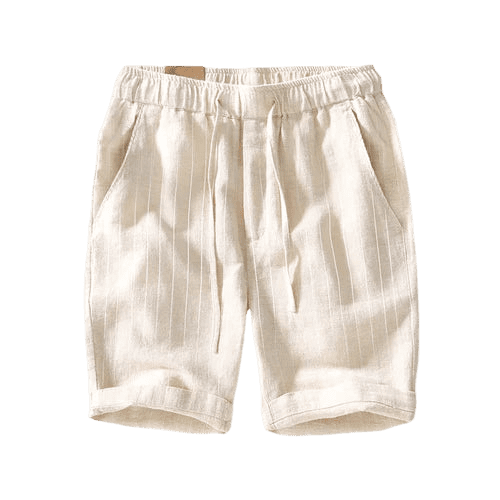 Bermuda-de-Linho-Masculina-Calviori-Ravello-Bege