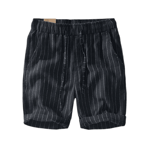 Bermuda-de-Linho-Masculina-Calviori-Ravello-Preto