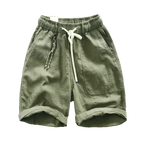 Bermuda-de-Linho-Masculina-Calviori-Santorini-Verde