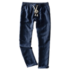Calca-de-Linho-Masculina-Calviori-Cannes-Azul-Marinho