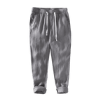 Calca-de-Linho-Masculina-Calviori-Cinque-Cinza