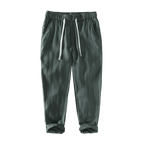 Calca-de-Linho-Masculina-Calviori-Cinque-Verde