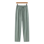 Calca-de-Linho-Masculina-Calviori-Gentle-Verde