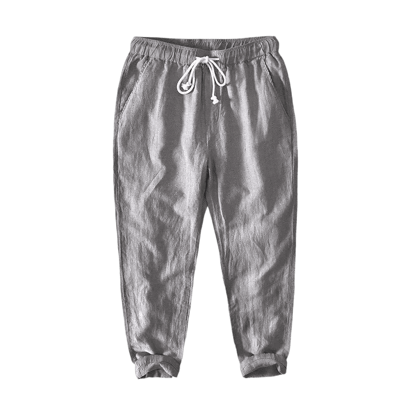 Calca-de-Linho-Masculina-Calviori-Lyon-Cinza
