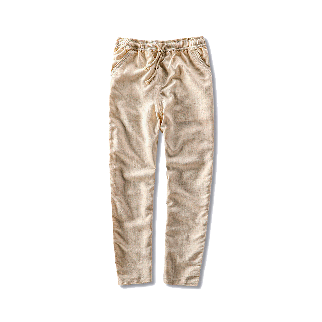 Calca-de-Linho-Masculina-Calviori-Mont-Bege
