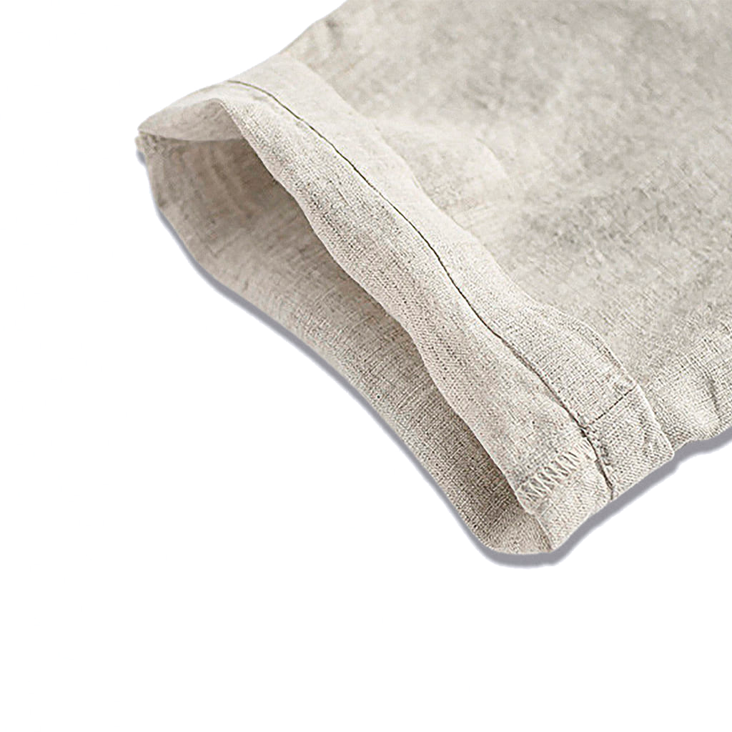 Calca-de-Linho-Masculina-Calviori-Saint-Bege-Claro-Barra