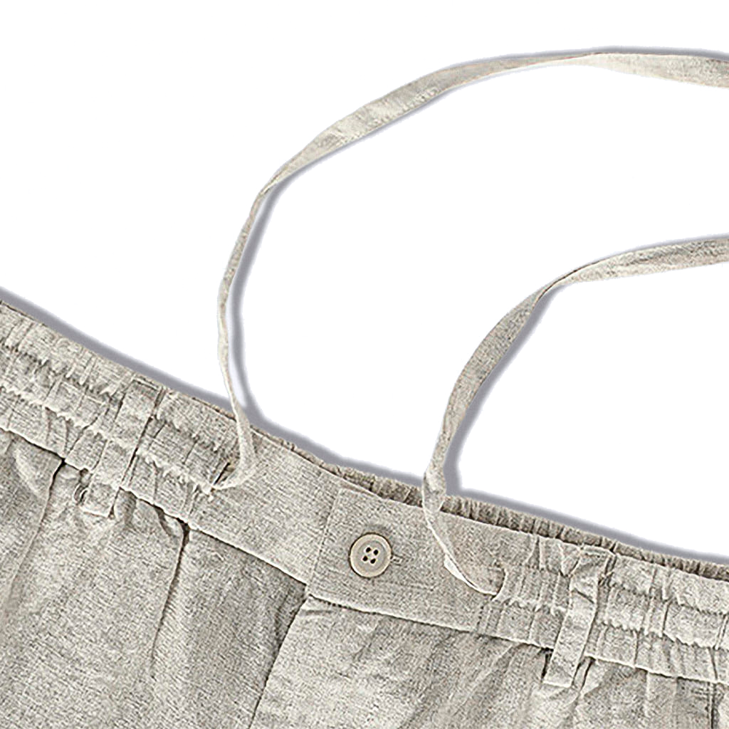 Calca-de-Linho-Masculina-Calviori-Saint-Bege-Claro-Botao