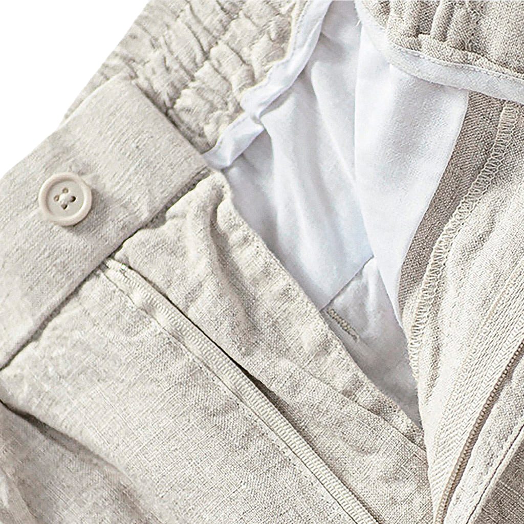 Calca-de-Linho-Masculina-Calviori-Saint-Bege-Claro-Interior
