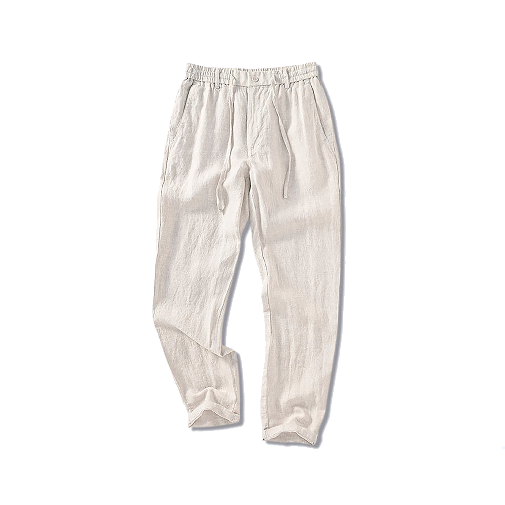 Calca-de-Linho-Masculina-Calviori-Saint-Bege-Claro