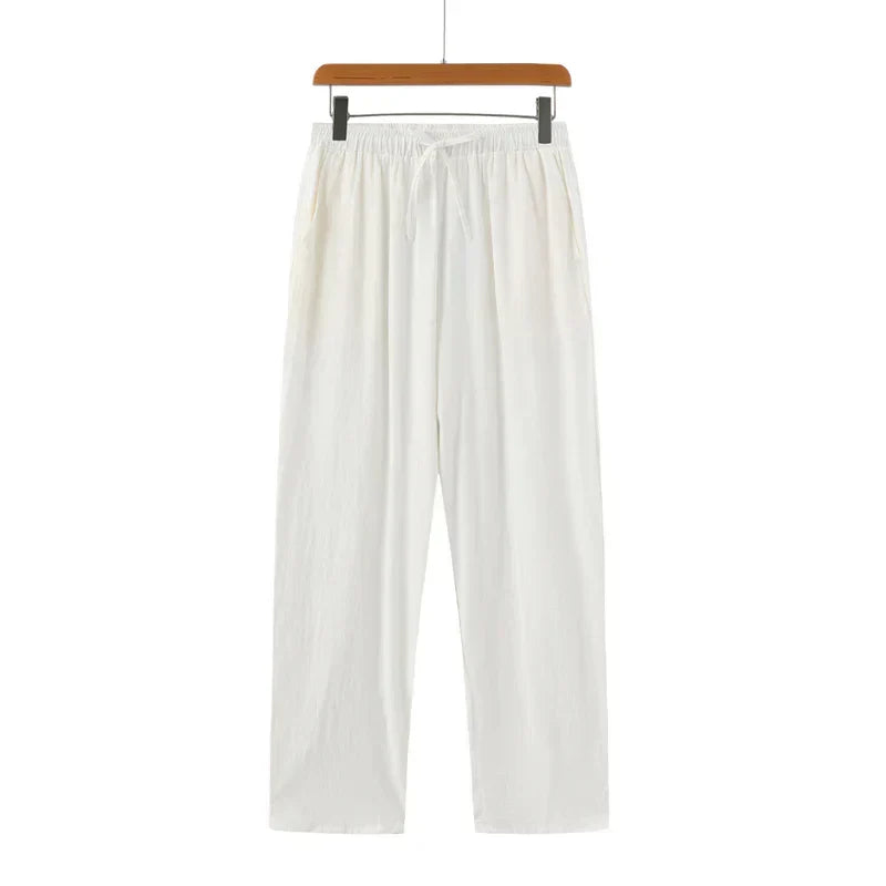 Calca-de-Linho-Masculina-Calviori-Viena-Branco