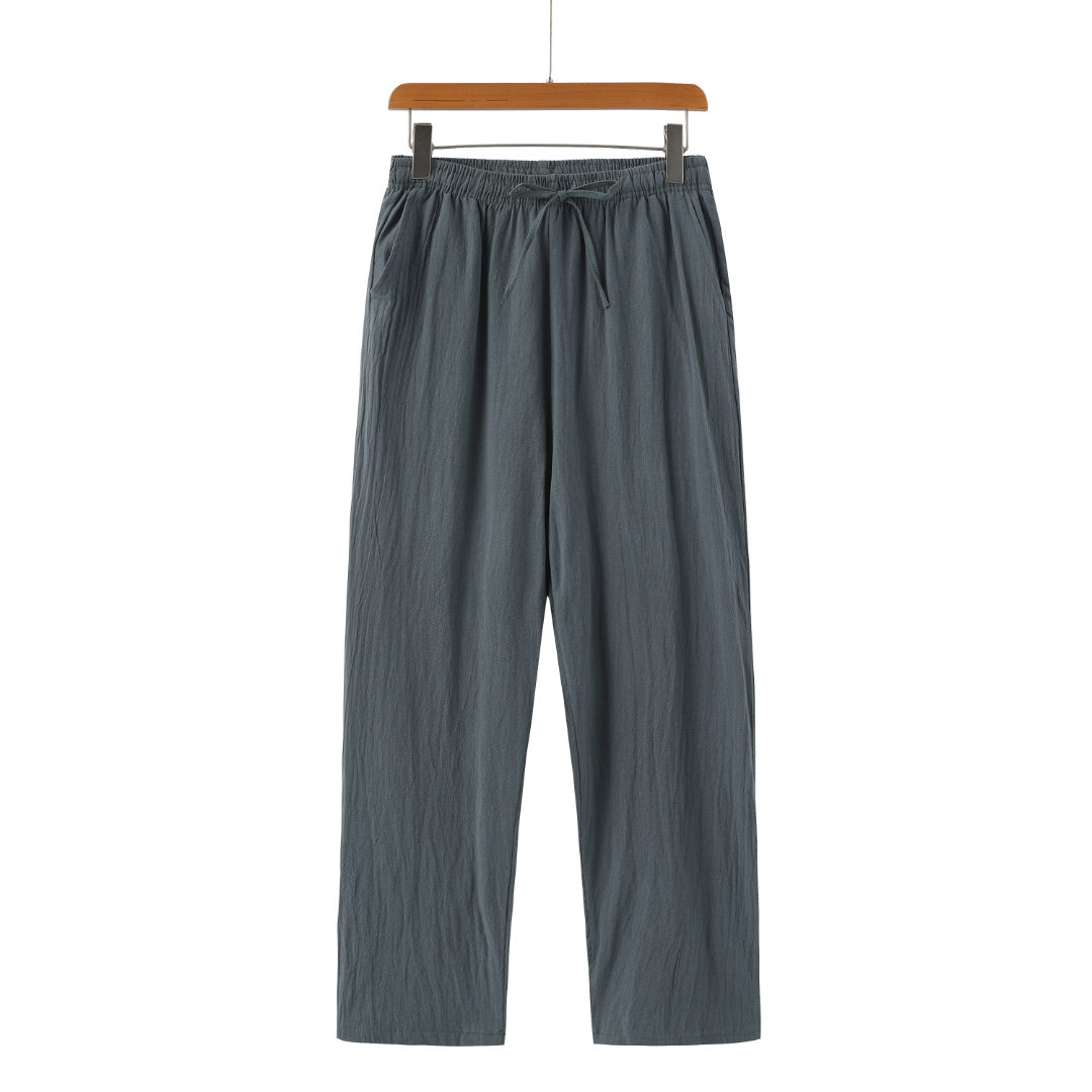Calca-de-Linho-Masculina-Calviori-Viena-Verde