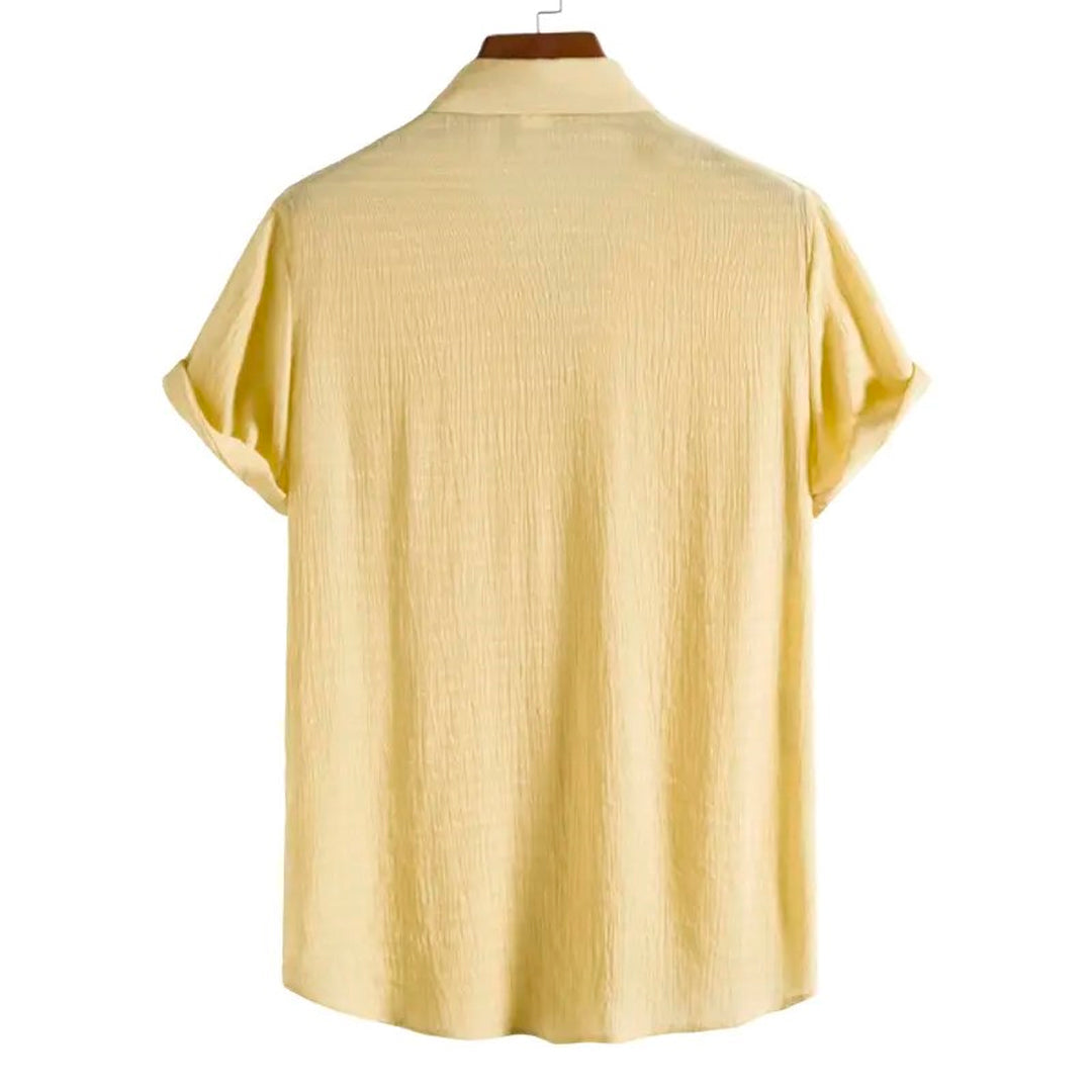 Camisa-Manga-Curta-Basica-Calviori-Amarela-3