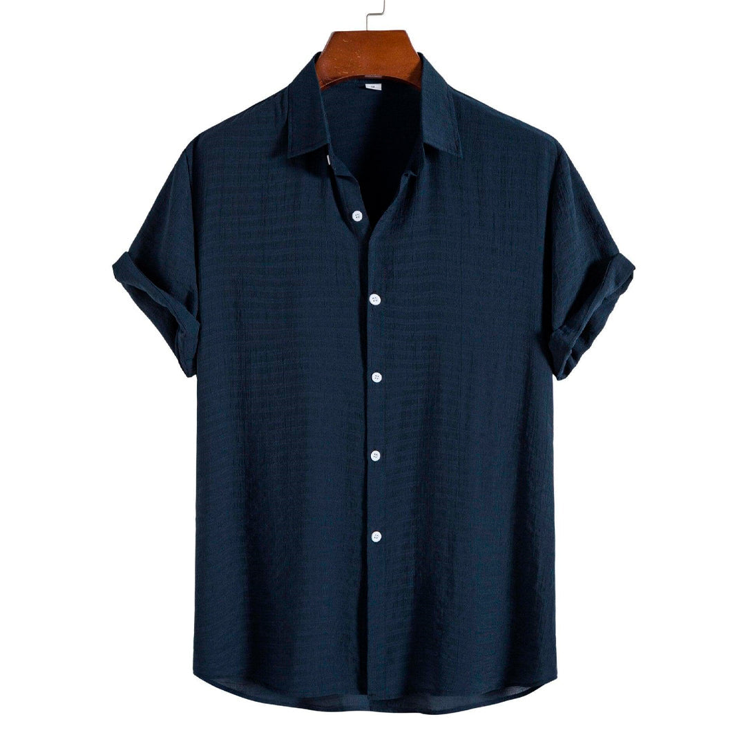 Camisa-Manga-Curta-Basica-Calviori-Azul-Marinho-1