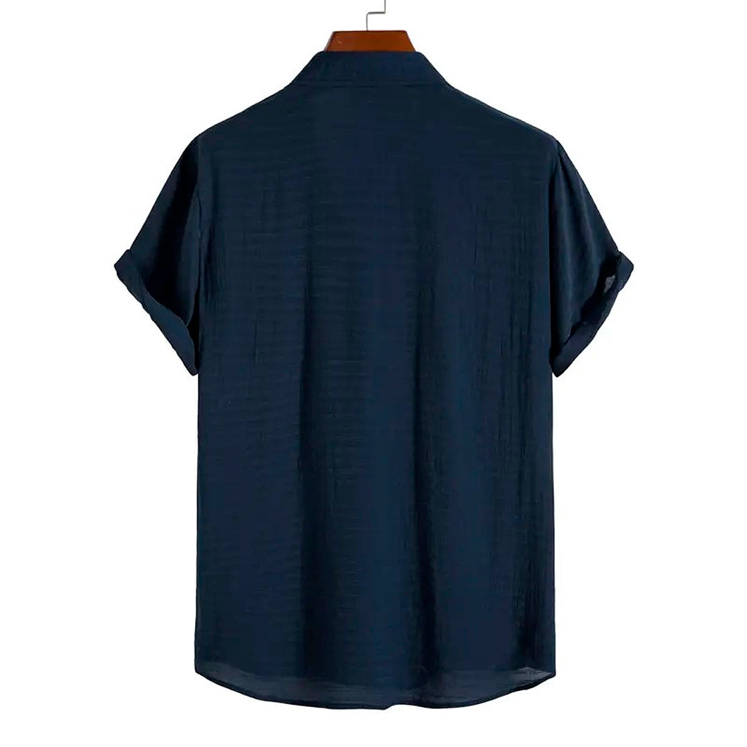 Camisa-Manga-Curta-Basica-Calviori-Azul-Marinho-3