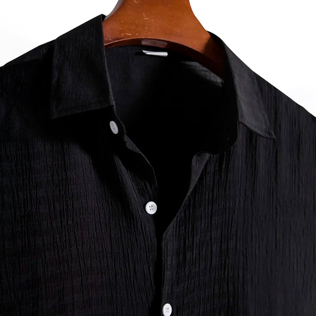 Camisa-Manga-Curta-Basica-Calviori-Preta-2