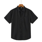 Camisa-Masculina-Calviori-de-Linho-Viena-Preto