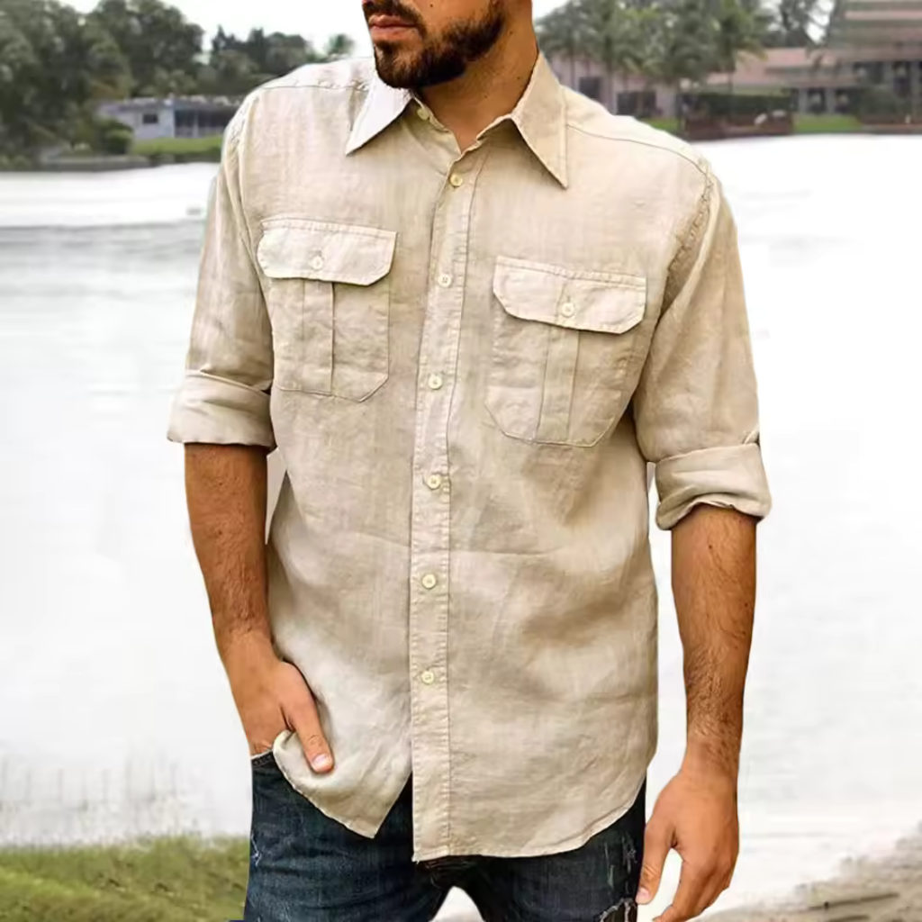 Camisa-Masculina-em-Linho-Calviori-Saint-3