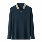 Camisa-Polo-Manga-Longa-Calviori-Azul-Sem-Fundo