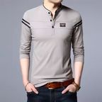 Camisa-Polo-Manga-Longa-Calviori-Berlin-Cinza