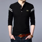 Camisa-Polo-Manga-Longa-Calviori-Berlin-Preto-Modelo