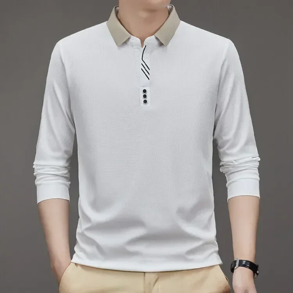 Camisa-Polo-Manga-Longa-Calviori-Branco