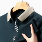 Camisa-Polo-Masculina-Calviori-Austin-Azul-Escuro-Tecido