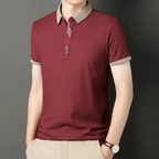 Camisa-Polo-Masculina-Calviori-Austin-Vermelho