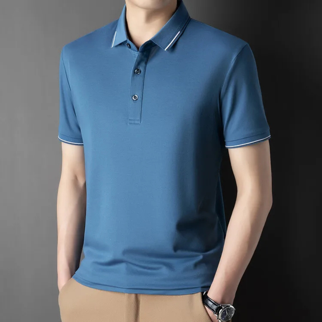 Camisa-Polo-Masculina-Calviori-Brooks-Azul