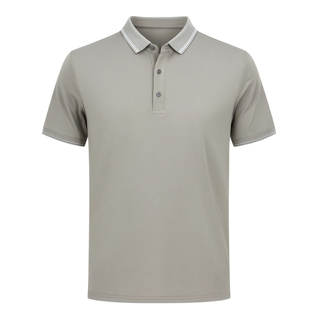 Camisa-Polo-Masculina-Calviori-Brooks-Cinza-Sem-Fundo