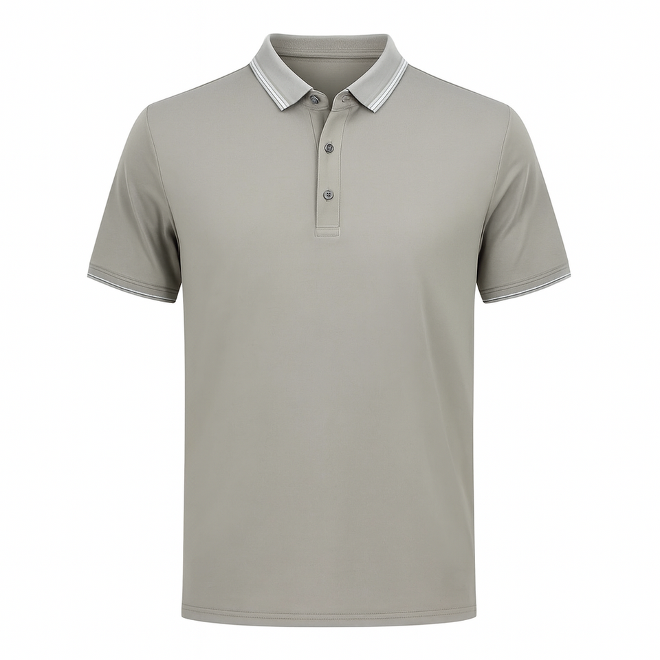 Camisa-Polo-Masculina-Calviori-Brooks-Cinza-Sem-Fundo