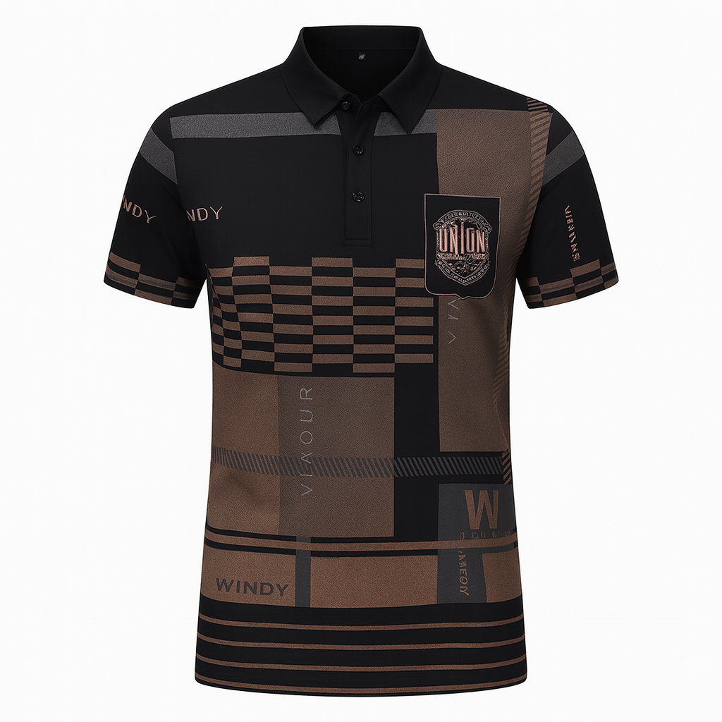Camisa-Polo-Masculina-Calviori-Lisbon-Preto-Sem-Fundo