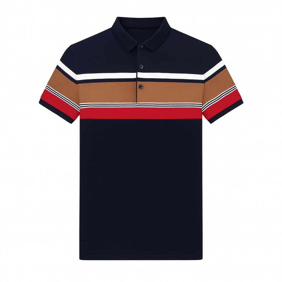 Camisa-Polo-Masculina-Calviori-Madrid-Azul-Escuro-Sem-Fundo