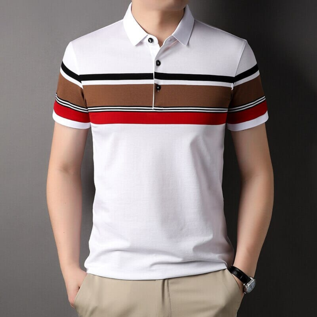 Camisa-Polo-Masculina-Calviori-Madrid-Branco-Modelo