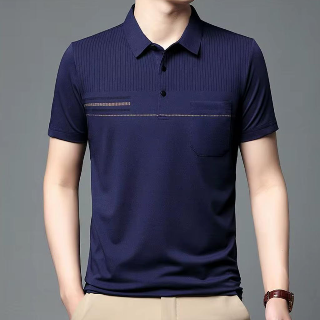 Camisa-Polo-Masculina-Calviori-Prime-Azul-Escuro-Modelo