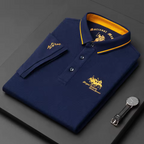 Camisa-Polo-Masculina-Calviori-Royal-Azul-Tecido
