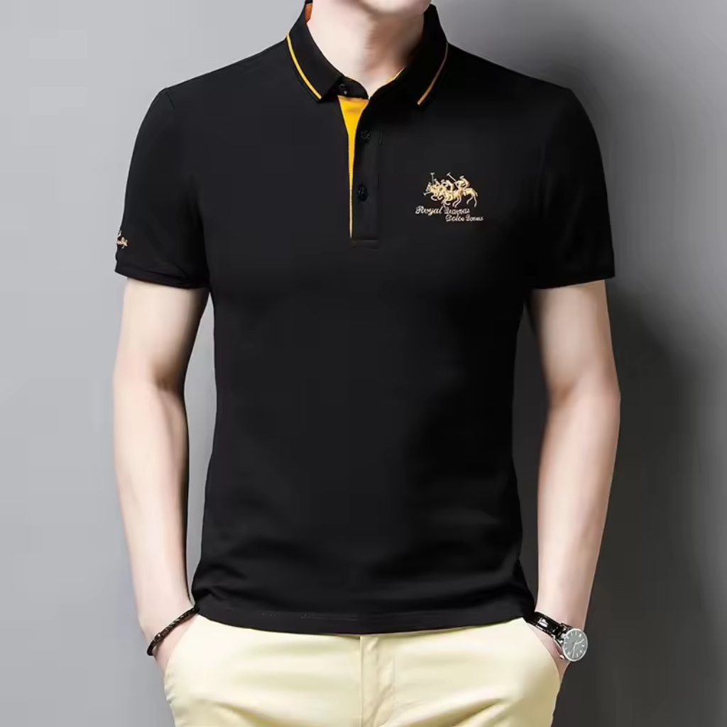Camisa-Polo-Masculina-Calviori-Royal-Preto
