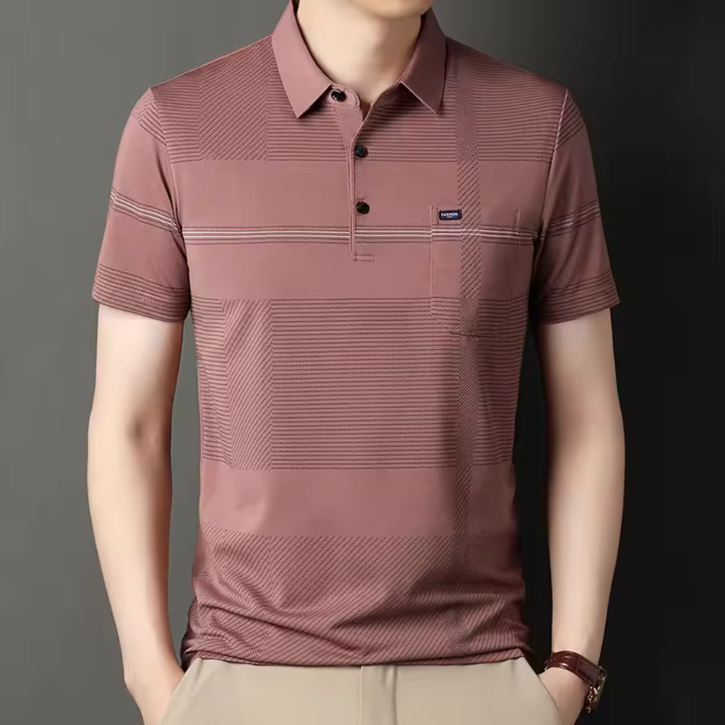 Camisa-Polo-Masculina-Calviori-Urban-Vermelho