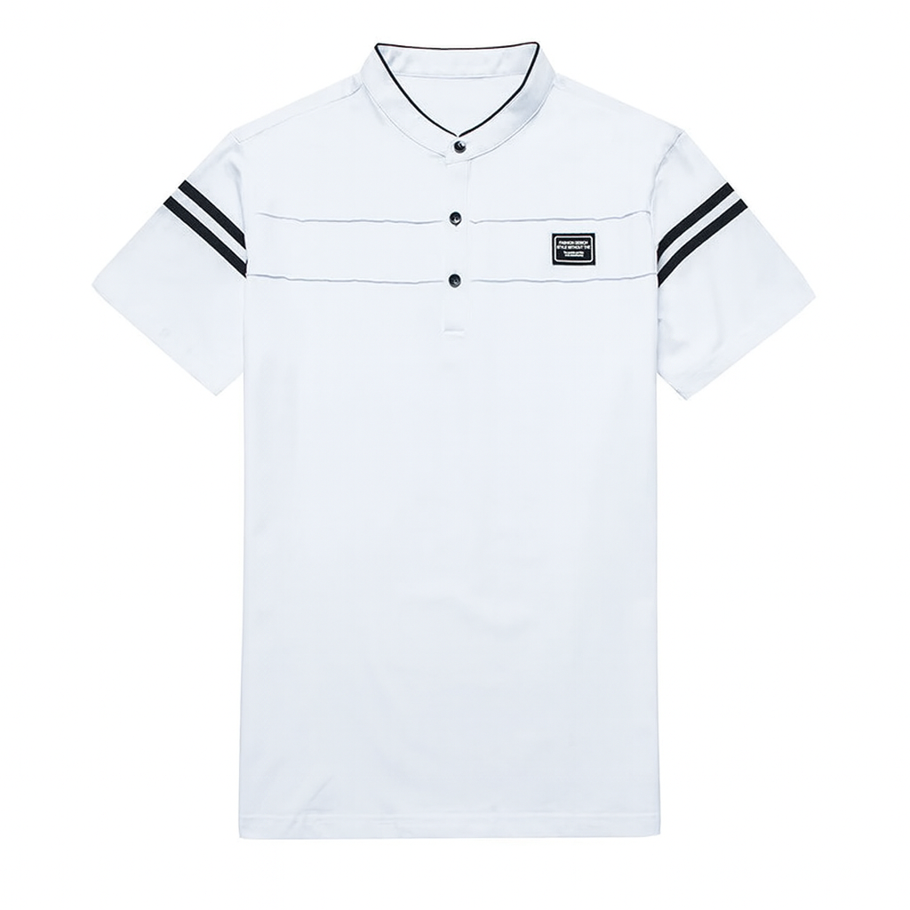 Camisa-Polo-Masculina-Tecido-Premium-Calviori-Branco-Sem-Fundo