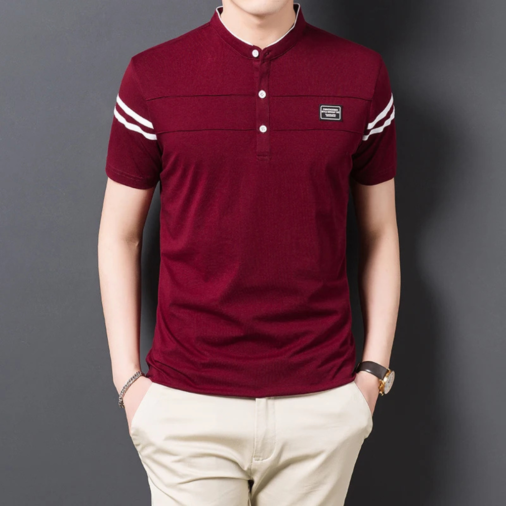 Camisa-Polo-Masculina-Tecido-Premium-Calviori-Vinho