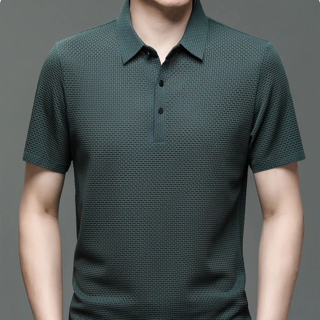 Camisa-Polo-Premium-Calviori-Anti-Amasso-Verde-Modelo