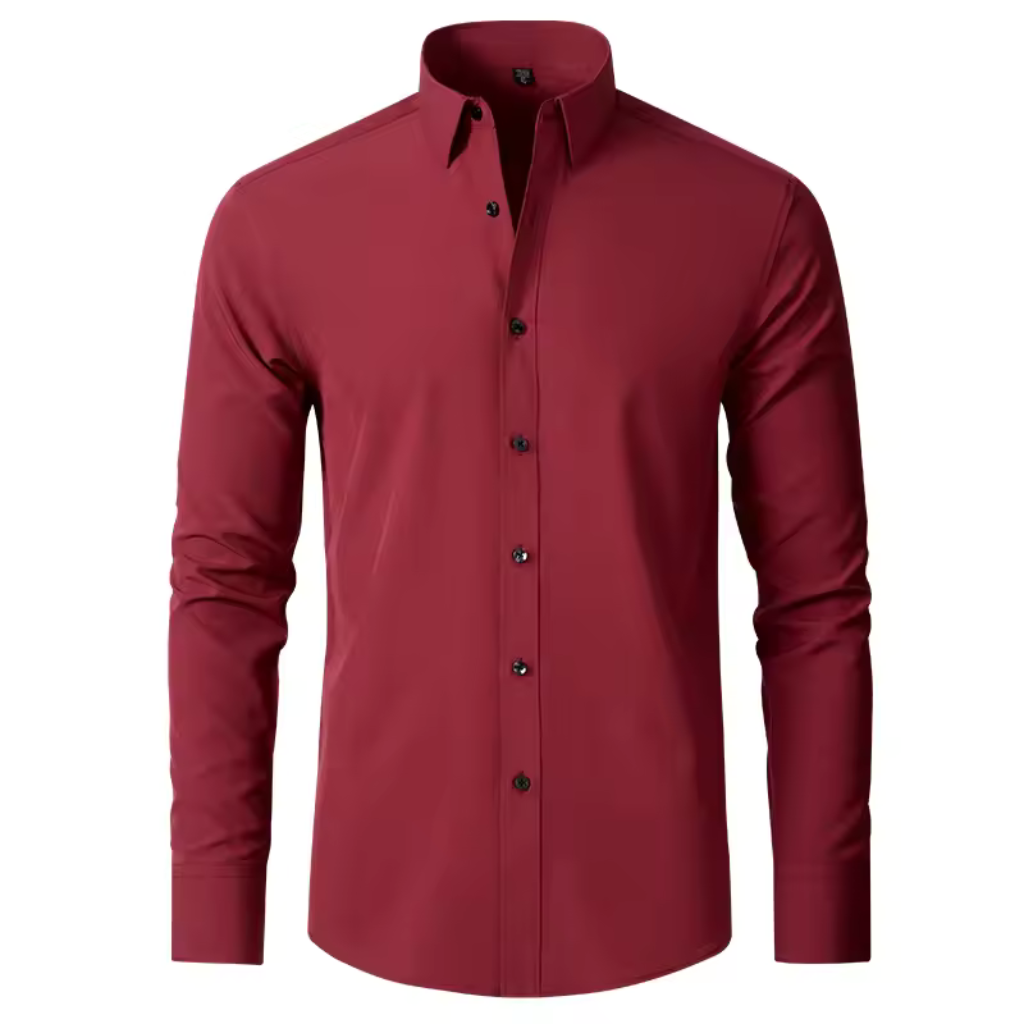Camisa-Social-Lisa-Anti-Amasso-Calviori-Vermelho