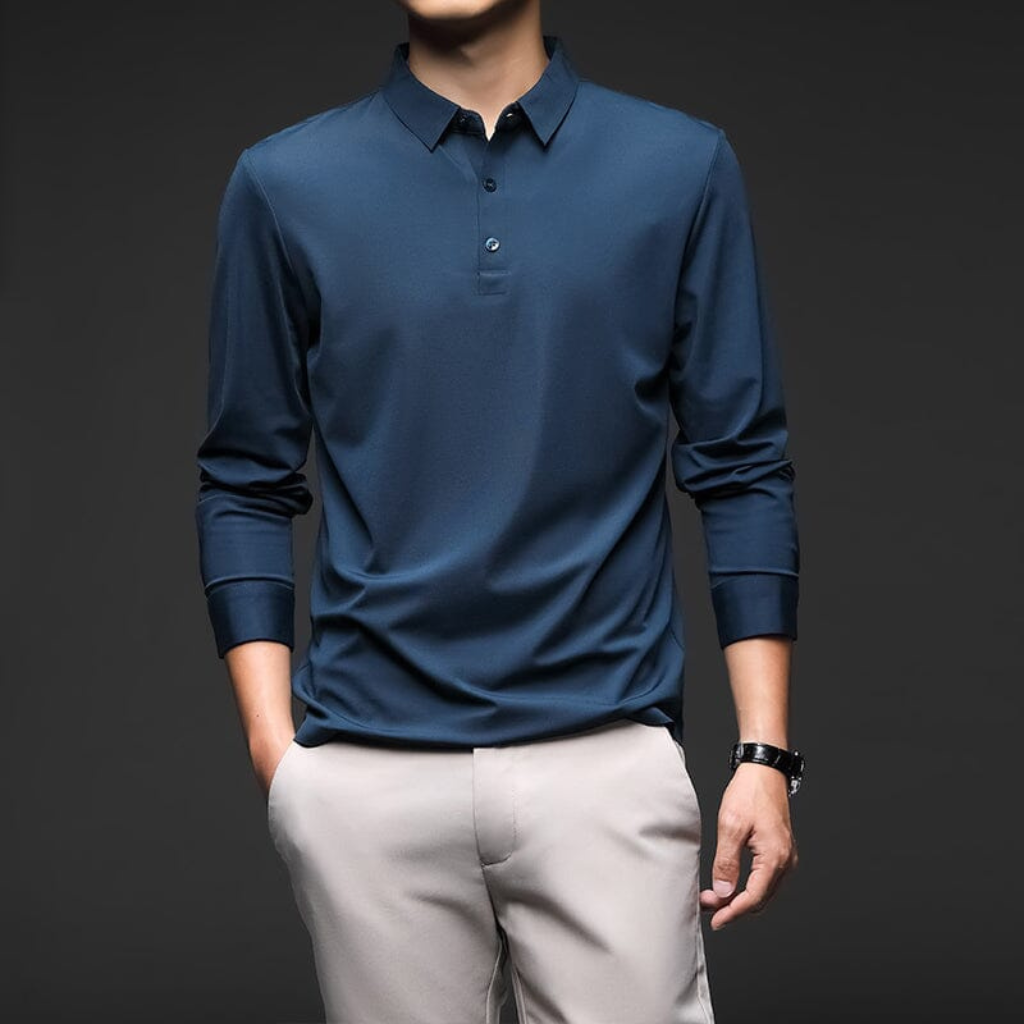 Camisa-Social-Manga-Longa-Calviori-Azul-Modelo