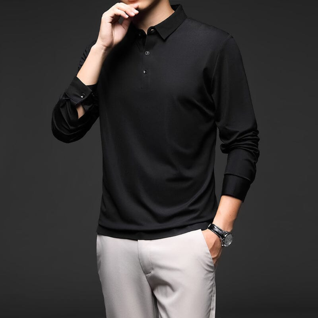 Camisa-Social-Manga-Longa-Calviori-Verde-Modelo