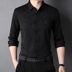 Camisa-Social-Manga-Longa-Modern-Calviori-Preto-Modelo