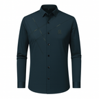 Camisa-Social-Manga-Longa-Modern-Calviori-Verde