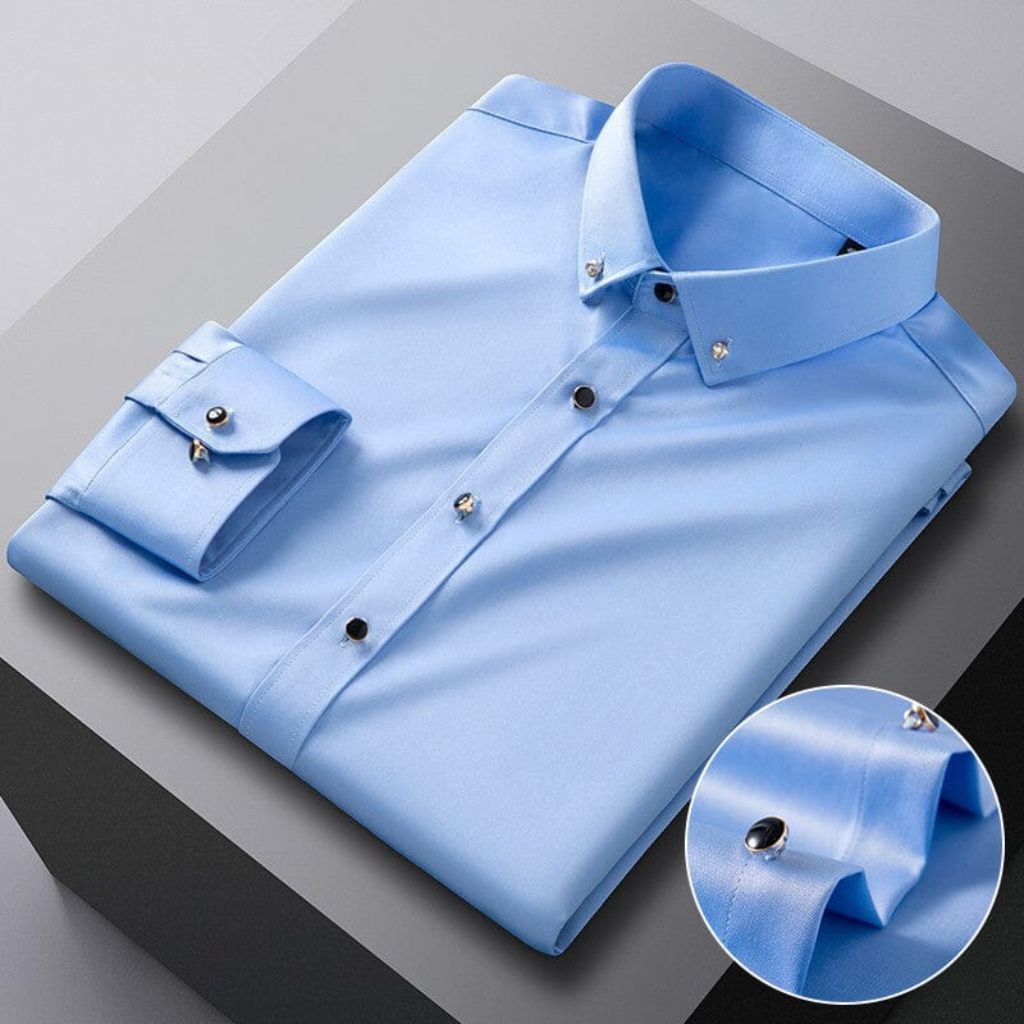 Camisa-Social-Slim-Calviori-em-Seda-Gelo-Azul-Claro-Produto